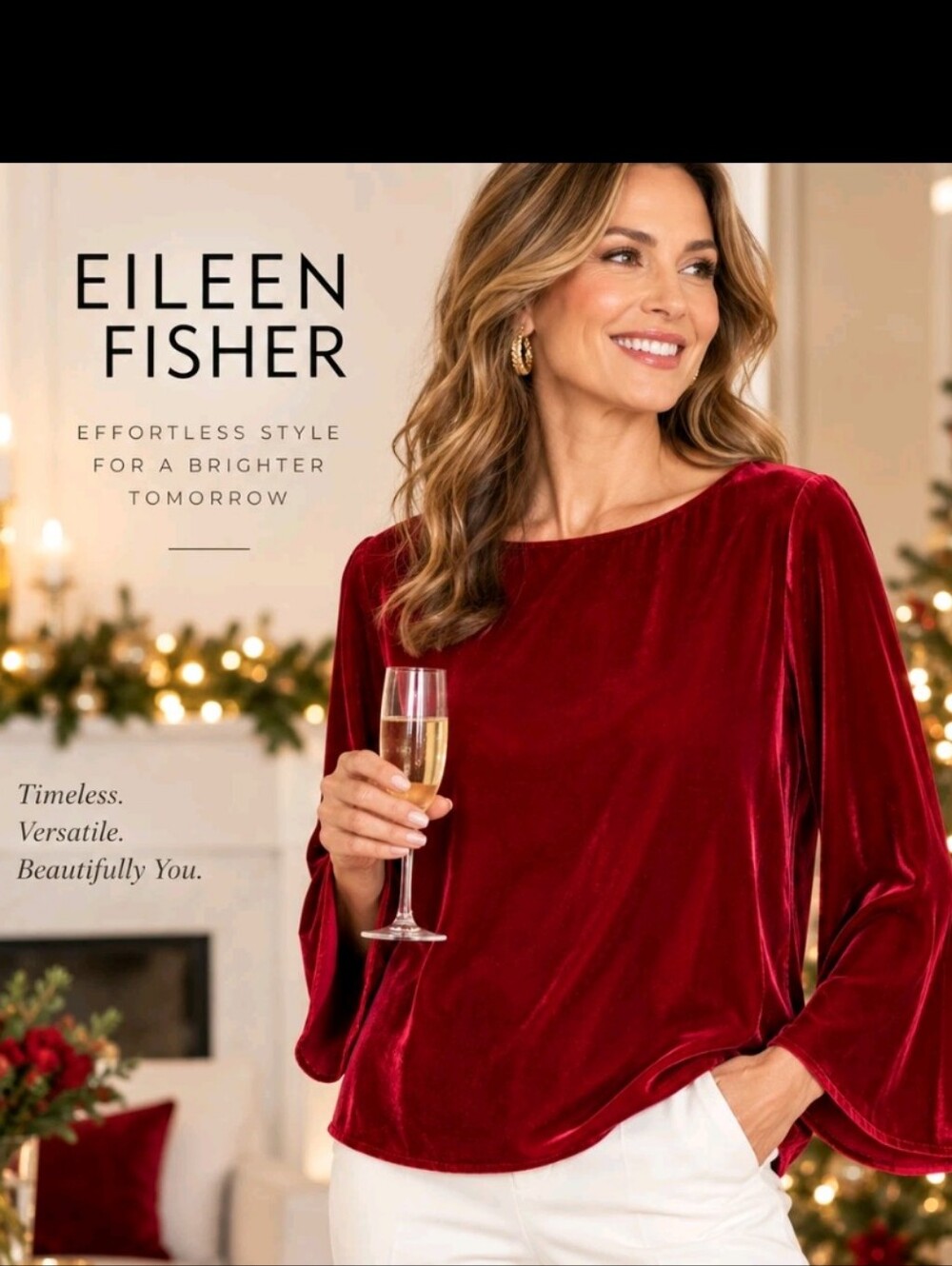 Eileen Fisher Bateau Neck Velvet Shirt Silk Womens Ruby Red Long Sleeve XS S L